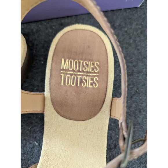 Mootsies Tootsies Italian Leather Sandals, Brown SZ 8.5 - Picture 10 of 14